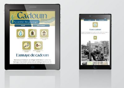Site internet des sentiers d’interprétations de Cadouin