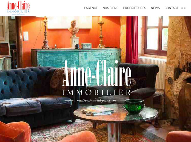 Site web Anne-claire immobilier